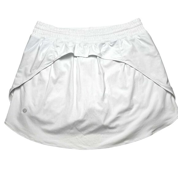 Lululemon Hotty Hot High-Rise Skirt White - Picture 4 of 8